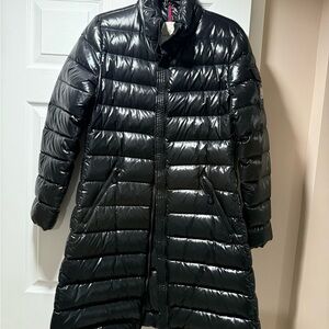 Moncler Shiny Black Puffer Jacket size 3 (US L)